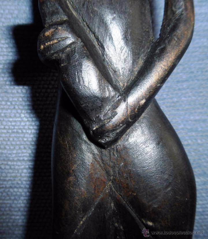 Arte: Talla de Mujer africana en madera de &eacute;bano - Foto 11