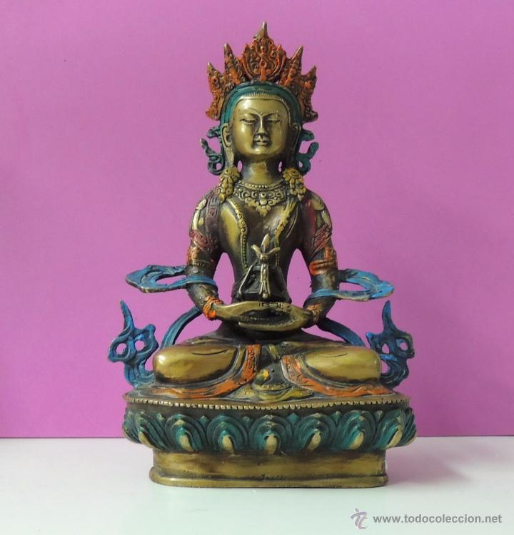 Arte: Diosa Tara policromada n&ordm; 739 - Foto 1