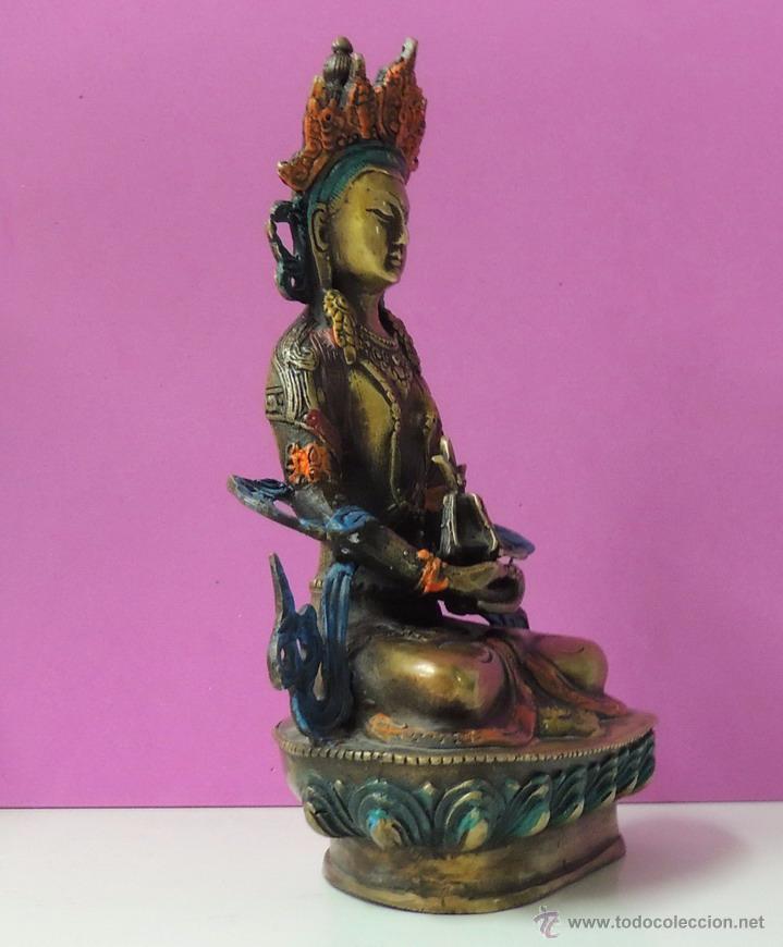Arte: Diosa Tara policromada n&ordm; 739 - Foto 4