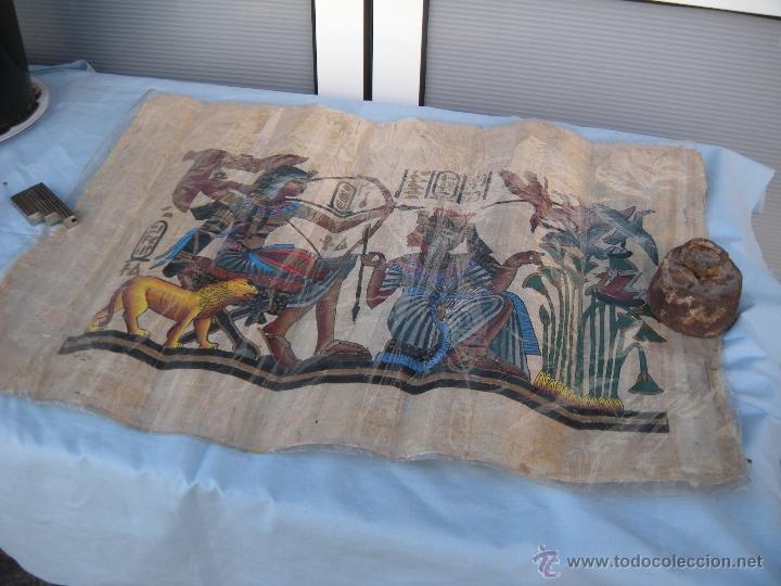 Arte: HERMOSO PAPIRO EGIPTO - Foto 2