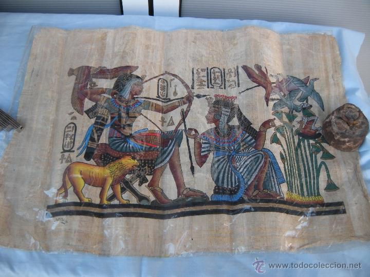 Arte: HERMOSO PAPIRO EGIPTO - Foto 3
