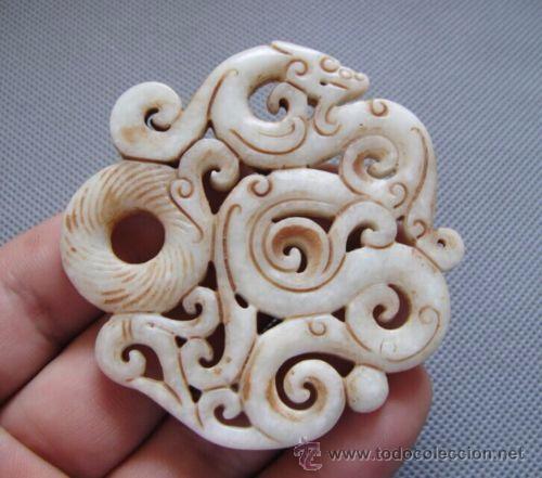 Arte: Colgante de jade n&ordm; 761 - Foto 2