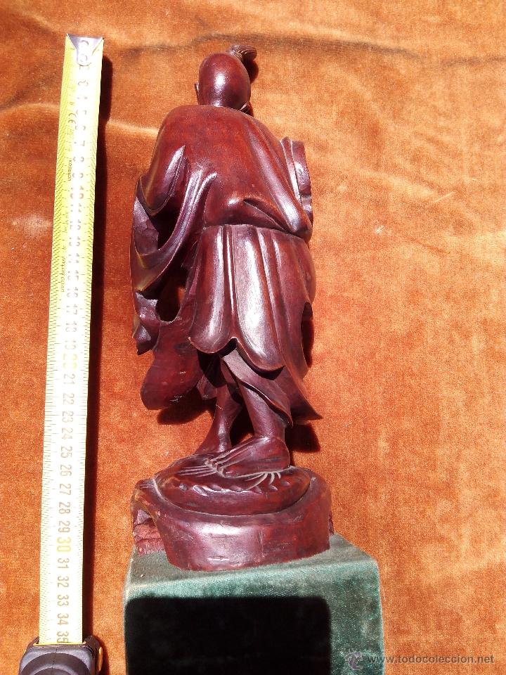 Arte: Talla de madera Abuelo japon&eacute;s. - Foto 5
