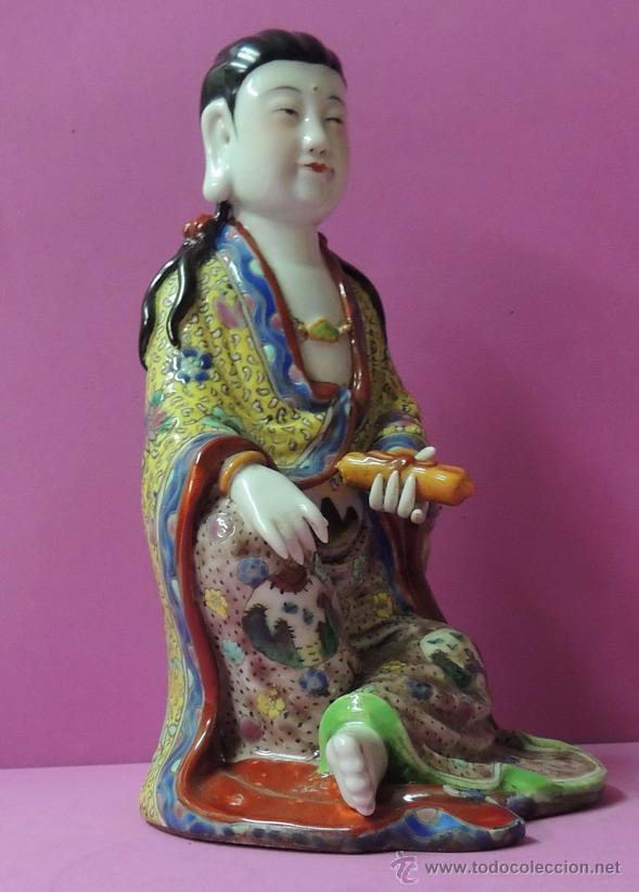 Arte: Buda de porcelana n&ordm; 1141 - Foto 4