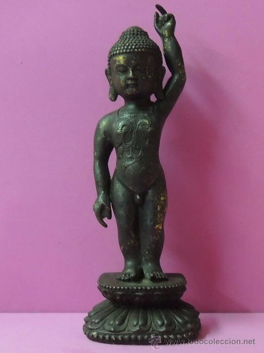 Arte: Buda ni&ntilde;o n&ordm; 1074 - Foto 1