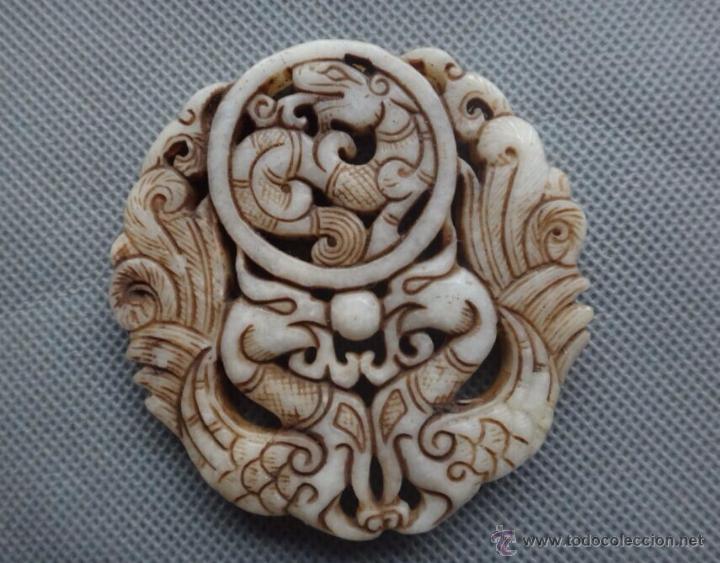 Arte: Colgante de jade n&ordm; 989 - Foto 1