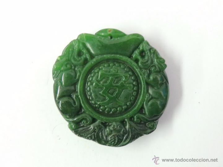 Arte: Colgante de jade n&ordm; 991 - Foto 1