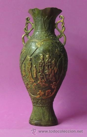 Arte: Jarr&oacute;n de bronce chino n&ordm; 1268 - Foto 3