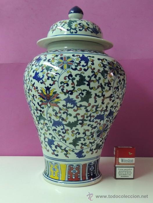 Arte: Gran tarro chino n&ordm; 1281 - Foto 8