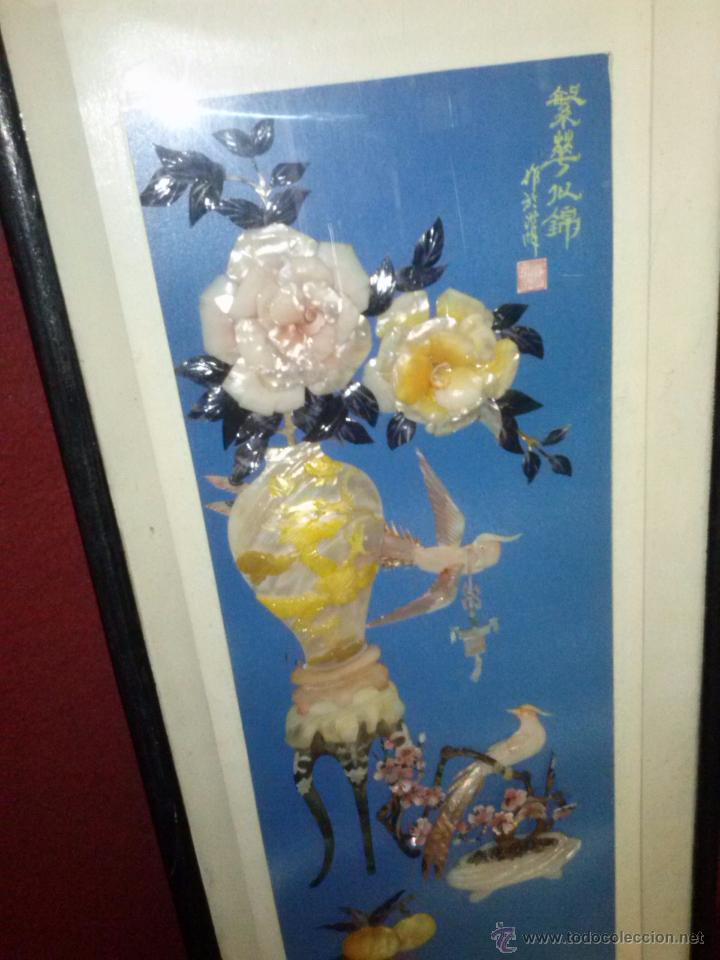 Arte: PANEL JAPONES EN MADRE PERLA - Foto 2