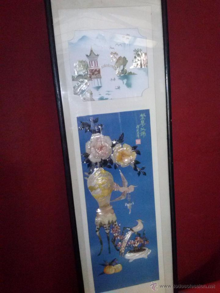 Arte: PANEL JAPONES EN MADRE PERLA - Foto 3