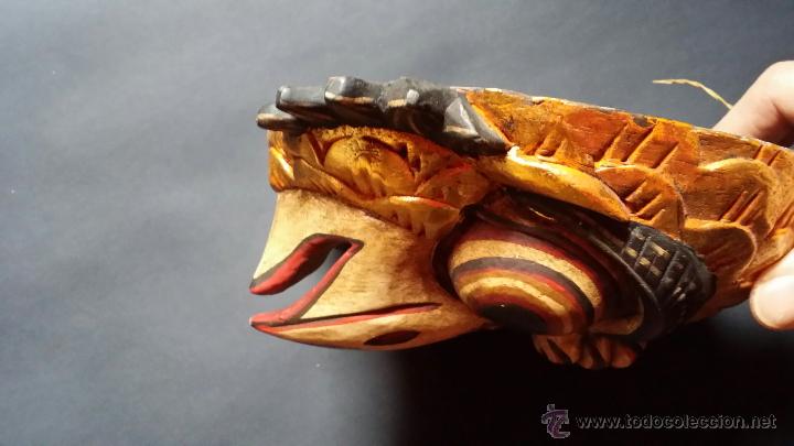 Arte: Antigua m&aacute;scara policromada de Yogyakarta, JAVA - Foto 8