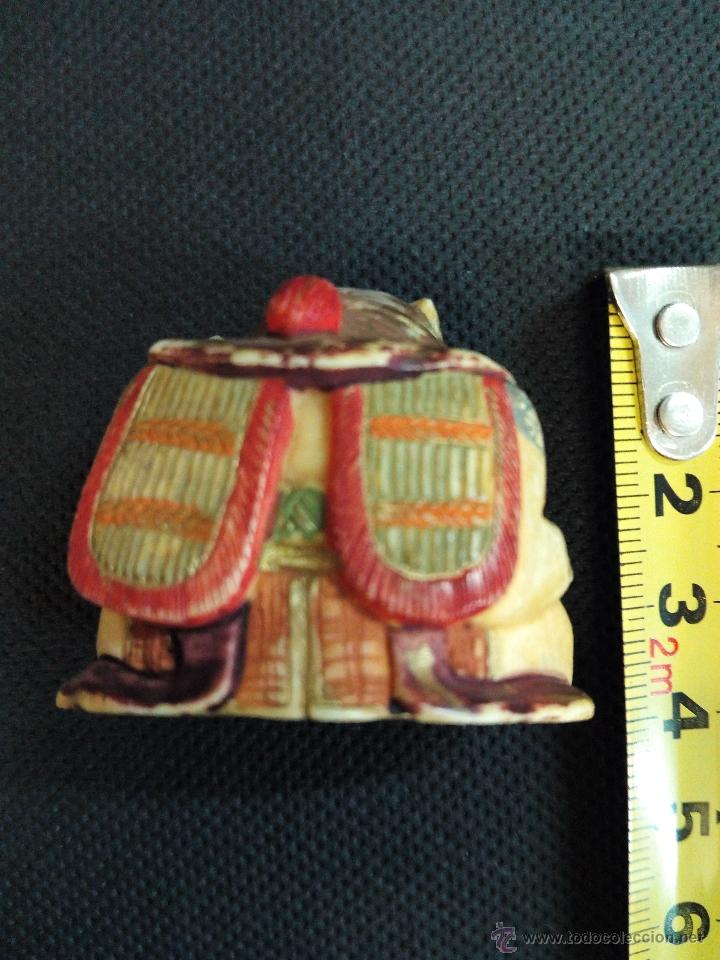 Arte: Netsuke antiguo policromado japon&eacute;s - Foto 2