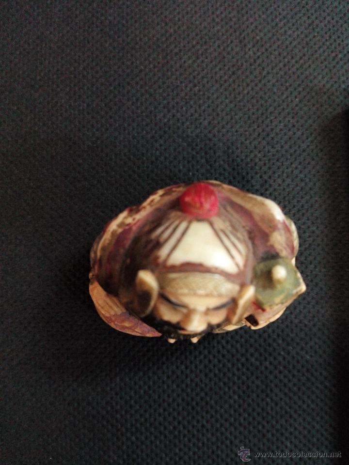Arte: Netsuke antiguo policromado japon&eacute;s - Foto 4