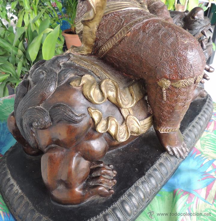 Arte: Diosa Kwan yin de bronce n&ordm; 1427 - Foto 15