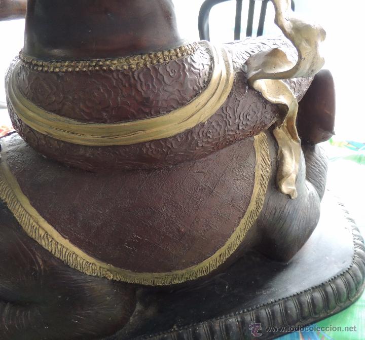 Arte: Diosa Kwan yin de bronce n&ordm; 1428 - Foto 4