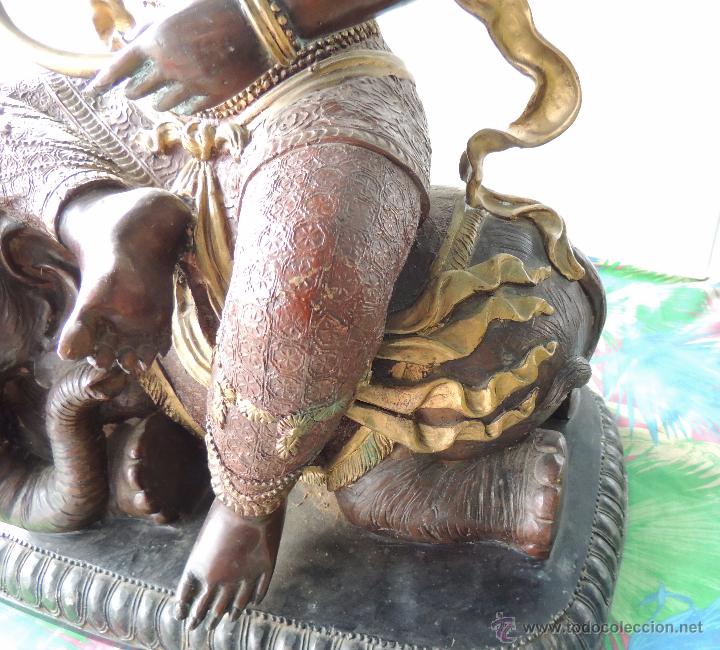Arte: Diosa Kwan yin de bronce n&ordm; 1428 - Foto 14