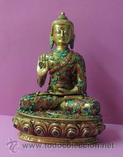 Arte: Buda chino de bronce n&ordm; 888 - Foto 2