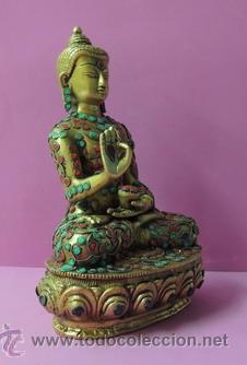 Arte: Buda chino de bronce n&ordm; 888 - Foto 5