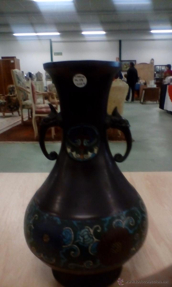 Arte: Jarron bronce chino antiguo - Foto 5