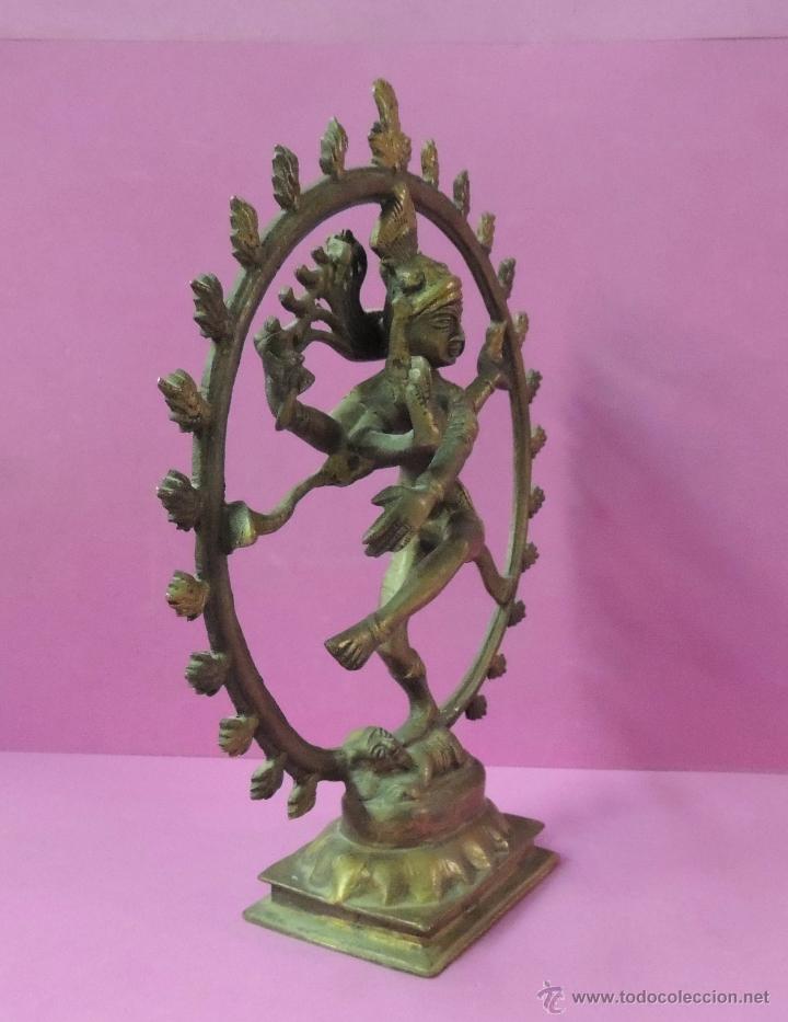 Arte: Dios Shiva en bronce n&ordm; 1563 - Foto 2