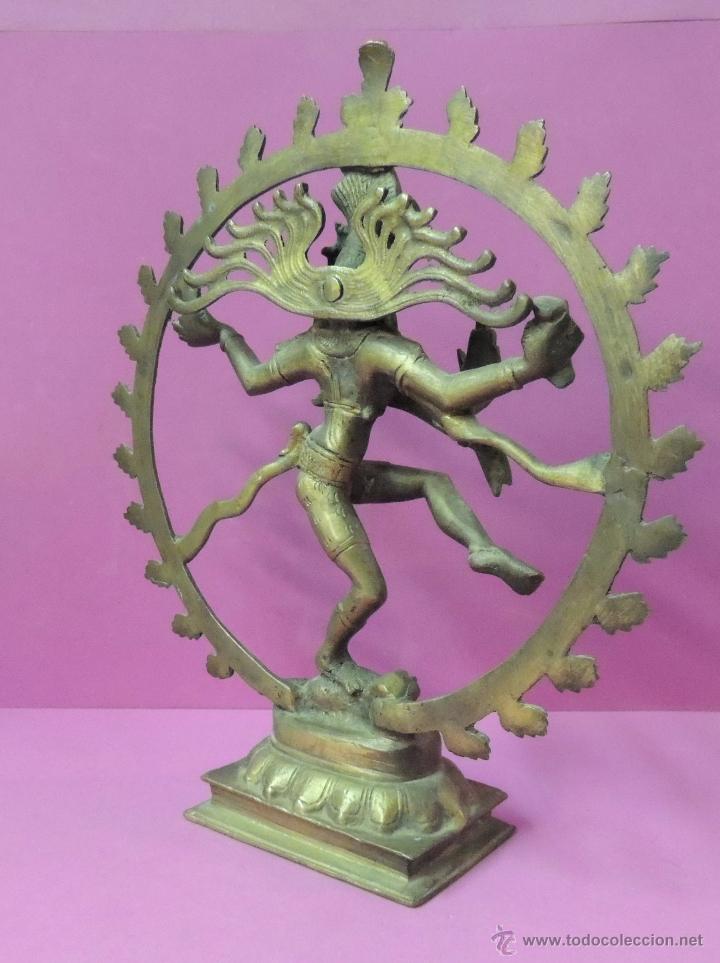 Arte: Dios Shiva en bronce n&ordm; 1563 - Foto 3