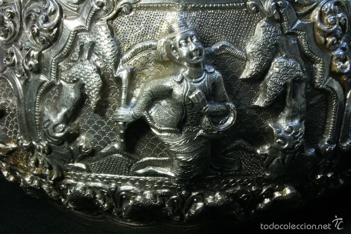 Arte: Cuenco Birmania grande. Recipiente. Thabeik - Foto 14