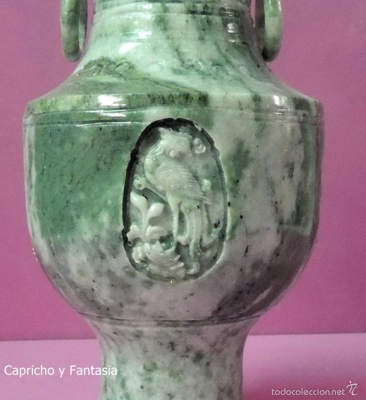 Arte: Jarr&oacute;n chino de jade n&ordm; 1083 - Foto 8