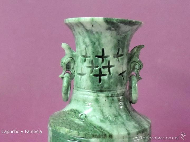 Arte: Jarr&oacute;n chino de jade n&ordm; 1083 - Foto 9