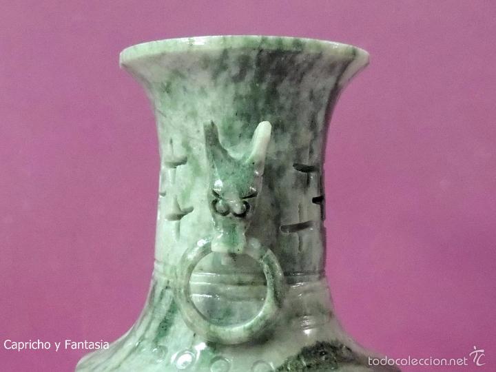 Arte: Jarr&oacute;n chino de jade n&ordm; 1083 - Foto 10