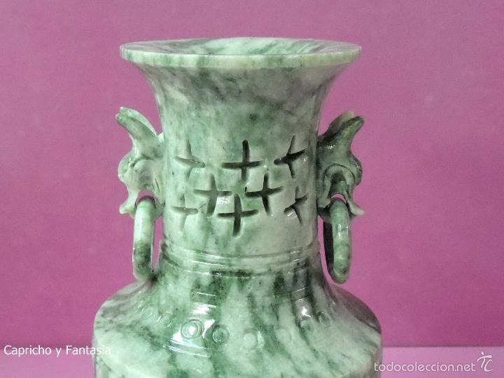 Arte: Jarr&oacute;n chino de jade n&ordm; 1083 - Foto 11