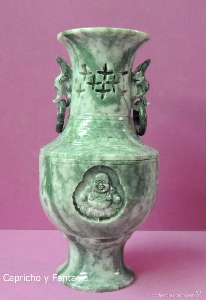 Arte: Jarr&oacute;n chino de jade n&ordm; 1293 - Foto 1