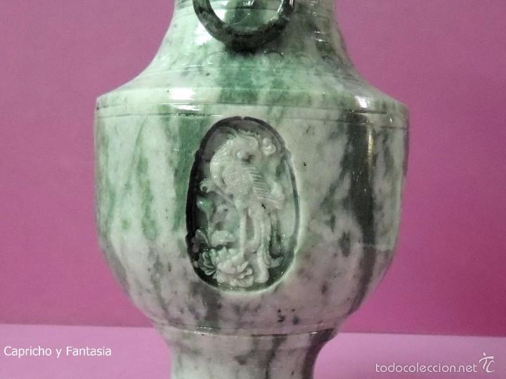 Arte: Jarr&oacute;n chino de jade n&ordm; 1293 - Foto 6