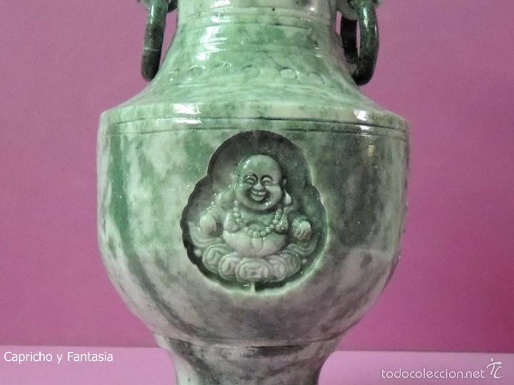 Arte: Jarr&oacute;n chino de jade n&ordm; 1293 - Foto 7
