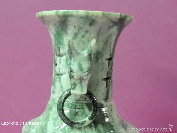 Arte: Jarr&oacute;n chino de jade n&ordm; 1293 - Foto 9