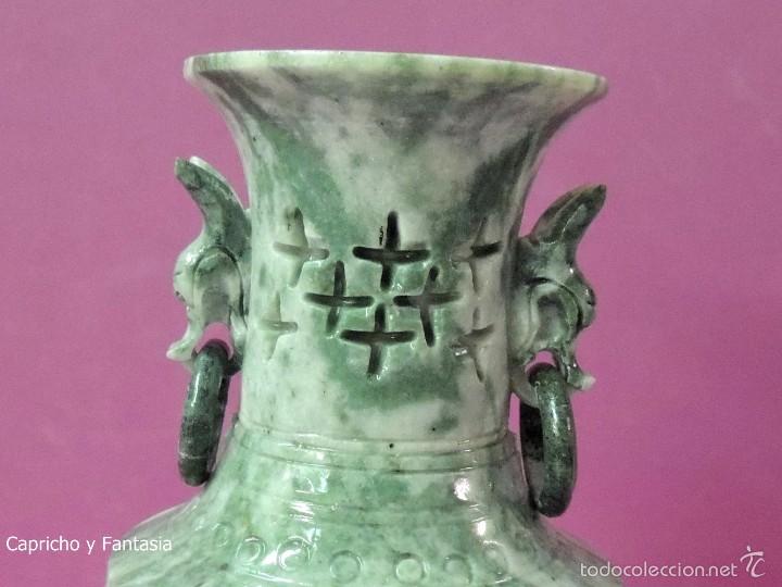 Arte: Jarr&oacute;n chino de jade n&ordm; 1293 - Foto 10
