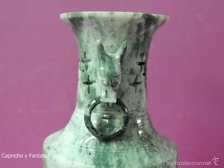 Arte: Jarr&oacute;n chino de jade n&ordm; 1293 - Foto 11