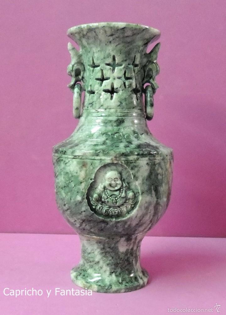 Arte: Jarr&oacute;n chino de jade n&ordm; 1117 - Foto 3