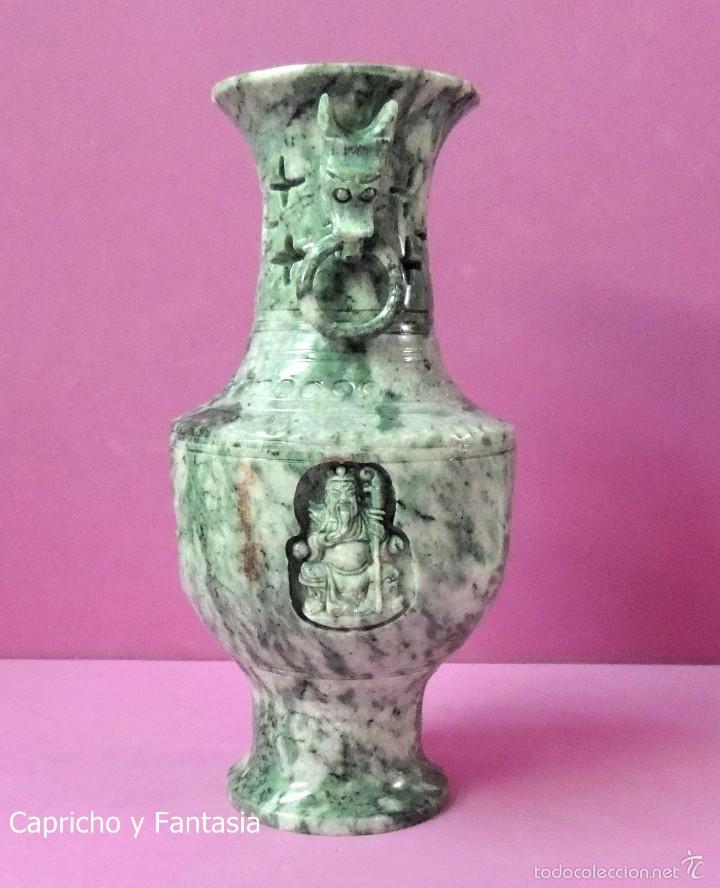 Arte: Jarr&oacute;n chino de jade n&ordm; 1117 - Foto 4