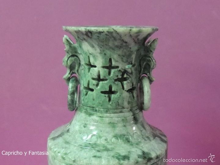 Arte: Jarr&oacute;n chino de jade n&ordm; 1117 - Foto 5