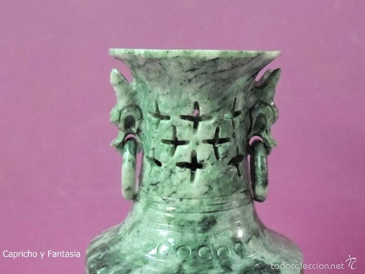 Arte: Jarr&oacute;n chino de jade n&ordm; 1117 - Foto 7