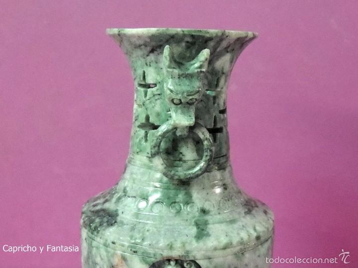 Arte: Jarr&oacute;n chino de jade n&ordm; 1117 - Foto 8