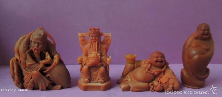 Arte: Cuatro figuras chinas n&ordm; 1643 - Foto 1