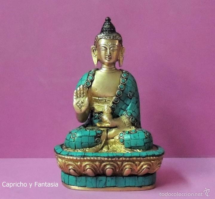 Arte: Buda de bronce n&ordm; 1658 - Foto 1