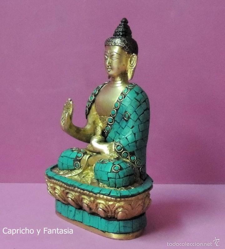 Arte: Buda de bronce n&ordm; 1658 - Foto 2