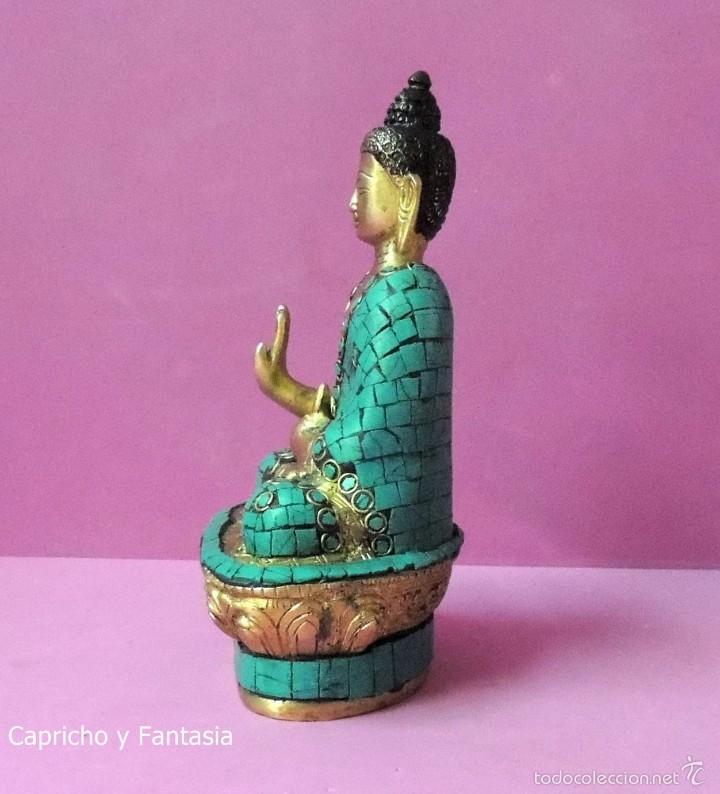 Arte: Buda de bronce n&ordm; 1658 - Foto 3