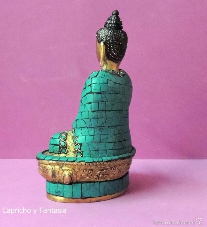 Arte: Buda de bronce n&ordm; 1658 - Foto 4