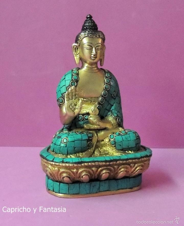 Arte: Buda de bronce n&ordm; 1658 - Foto 8