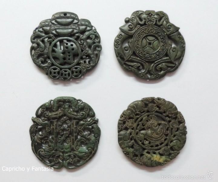 Arte: Colgantes chinos de jade n&ordm; 1663 - Foto 1