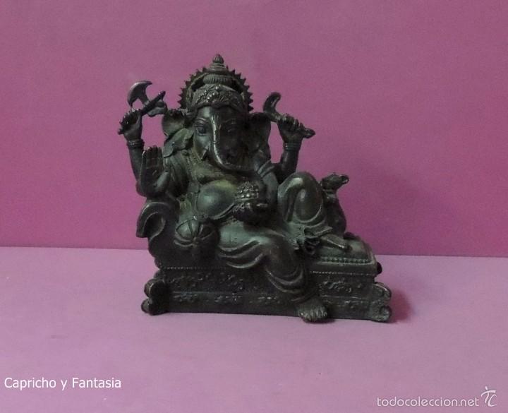 Arte: Ganesha en bronce n&ordm; 1693 - Foto 1